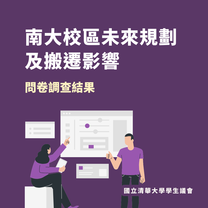 2024-11-21【學生議會】南大校區未來規劃及搬遷影響問卷調查結果圖片